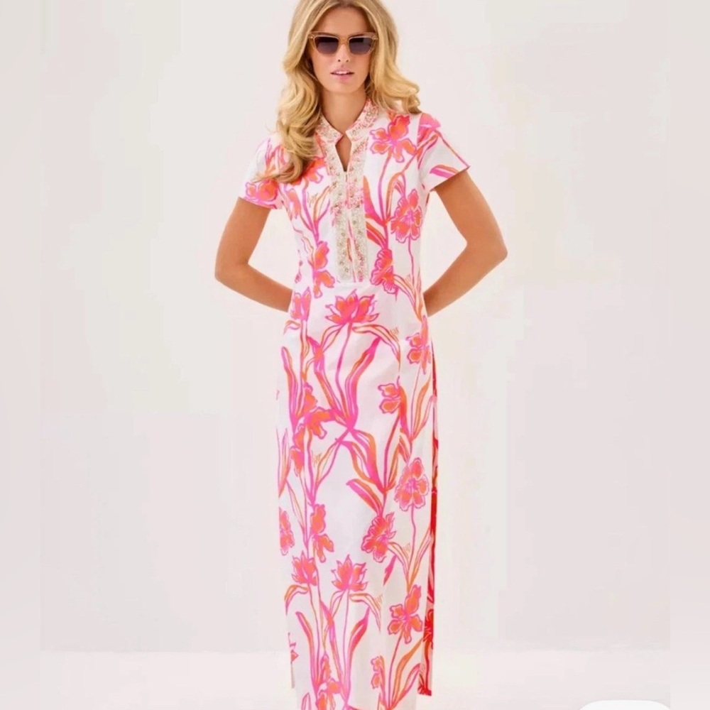 Lilly Pulitzer Velora Maxi resort white Romper Size 2 Resort White $398